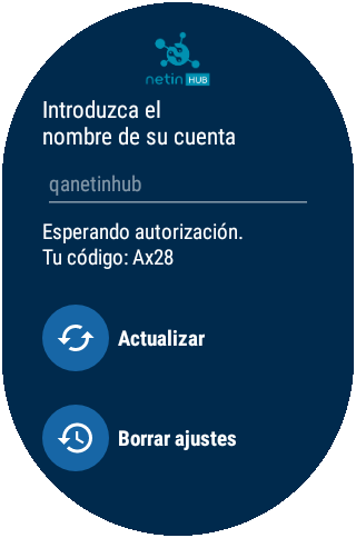 NetinHUB-Smartwatch Vista Configuracion